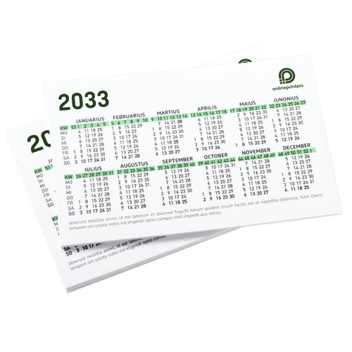 Pocket Calendars Plastic, 8.6 x 5.4 cm 1