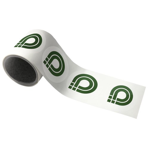 Round self-adhesive labels, free format 2