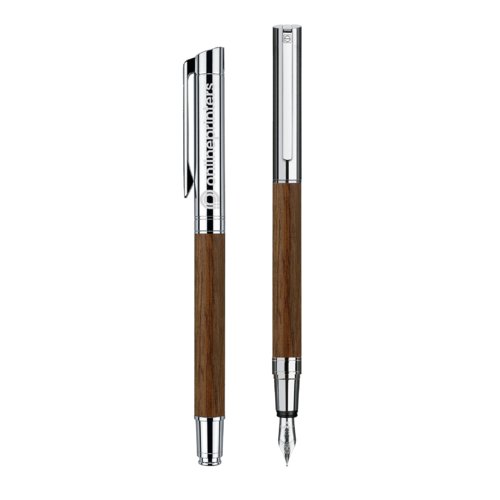 senator® Tizio Line set of ball pen and fountain pen with case 1