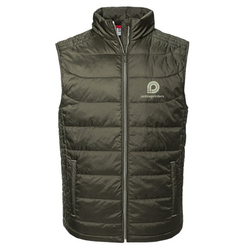 Russell Nano quilted vests, men, samples 1