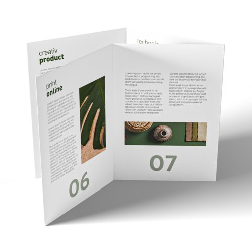 Folded Leaflets Portrait, DVD Booklet 7