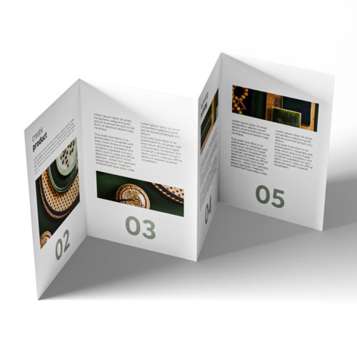 Folded Leaflets Portrait, DVD Booklet 4