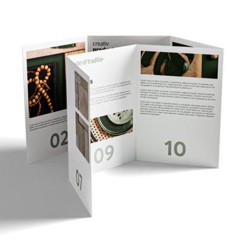 Folded Leaflets Portrait, DVD Booklet 13