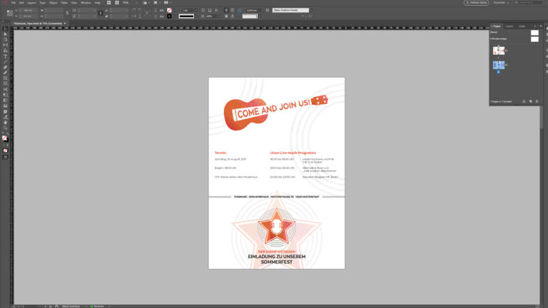 InDesign tutorial: Creating a six page DL folded leaflet