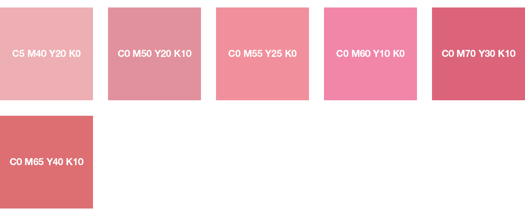 CMYK Colour Codes From Turquoise To C0 M100 Y100 K0